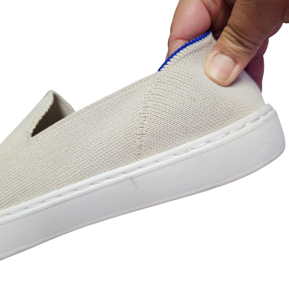 Rothy's The Original Slip On Sneaker In Sand Women's Size 8.5 - Picture 6 of 14